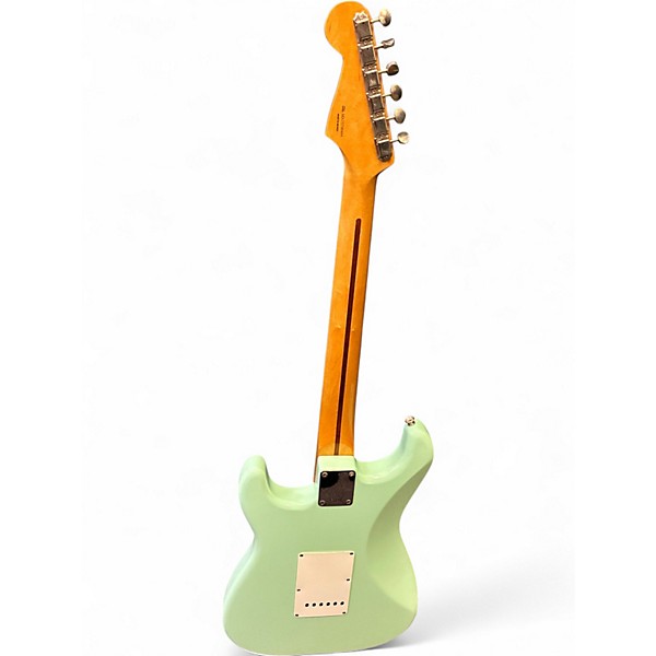 Used 2015 Fender Classic Series '50s Stratocaster Surf Green Solid Body Electric Guitar