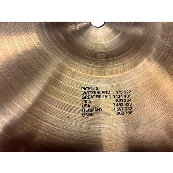 Used Paiste 14in 505 "Green Label" Sound Edge Hi-Hat Cymbal