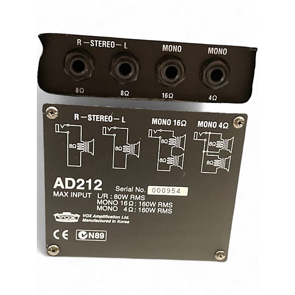 Used VOX AD60VTH VALVETRONIX W/ 2X12 CABINET Guitar Stack