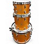 Used Craviotto 3 Piece Diamond Series Orange Sparkle Drum Kit thumbnail