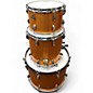 Used Craviotto 3 Piece Diamond Series Orange Sparkle Drum Kit