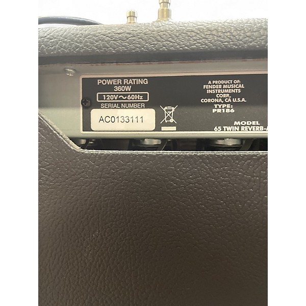 Used Fender Twin Reverb 2x12 Tube Guitar Combo Amp