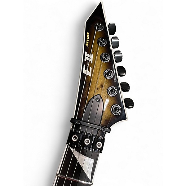 Used Esp E-ii Arrow Nebula Black Burst Solid Body Electric Guitar