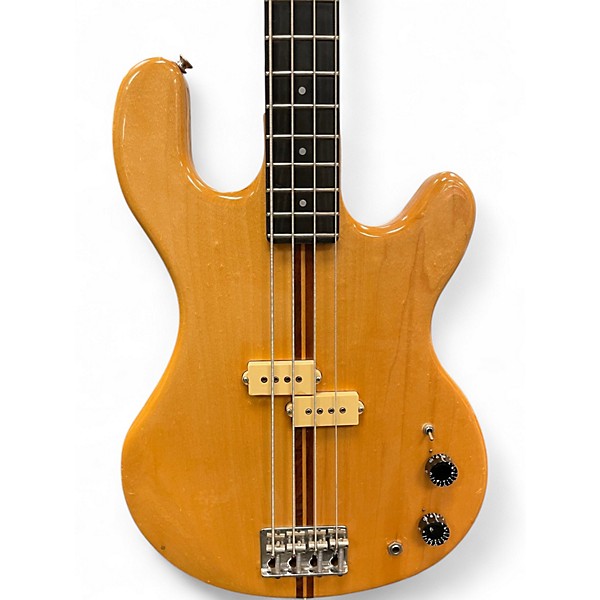 Vintage 1970s Kramer DMZ 4000 Natural Electric Bass Guitar
