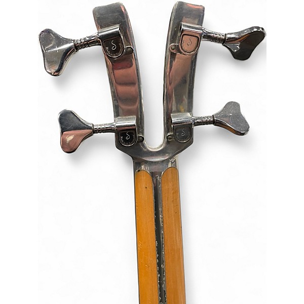 Vintage 1970s Kramer DMZ 4000 Natural Electric Bass Guitar