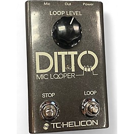 Used TC Helicon Ditto Mic Looper Pedal