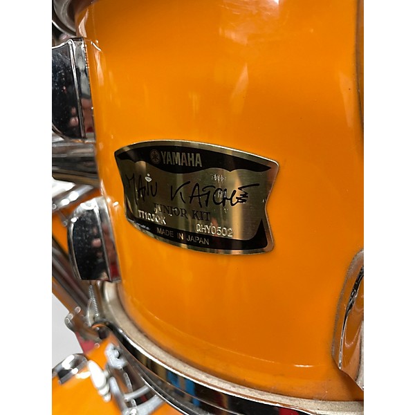 Used Yamaha 4 Piece MANU KATCHE ORANGE Drum Kit