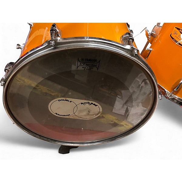 Used Yamaha 4 Piece MANU KATCHE ORANGE Drum Kit