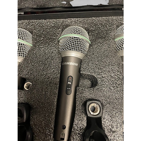 Used Samson q6 3 pack Dynamic Microphone