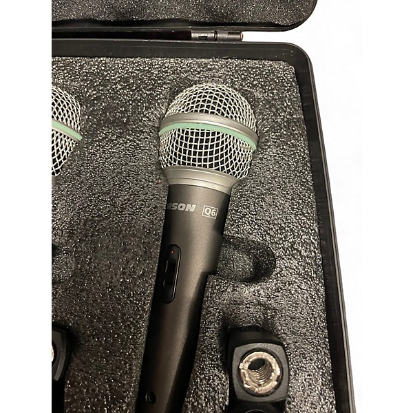 Used Samson q6 3 pack Dynamic Microphone