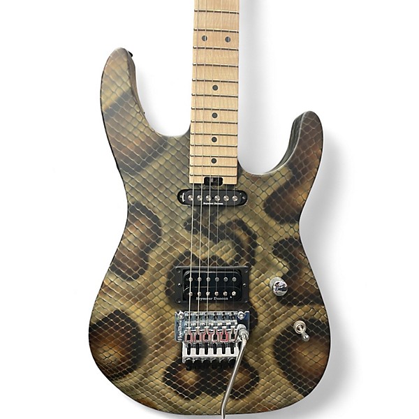 Used Charvel Warren De Martinin Signature Pro-Mod Snake Snakeskin Solid Body Electric Guitar