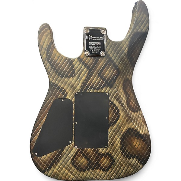 Used Charvel Warren De Martinin Signature Pro-Mod Snake Snakeskin Solid Body Electric Guitar