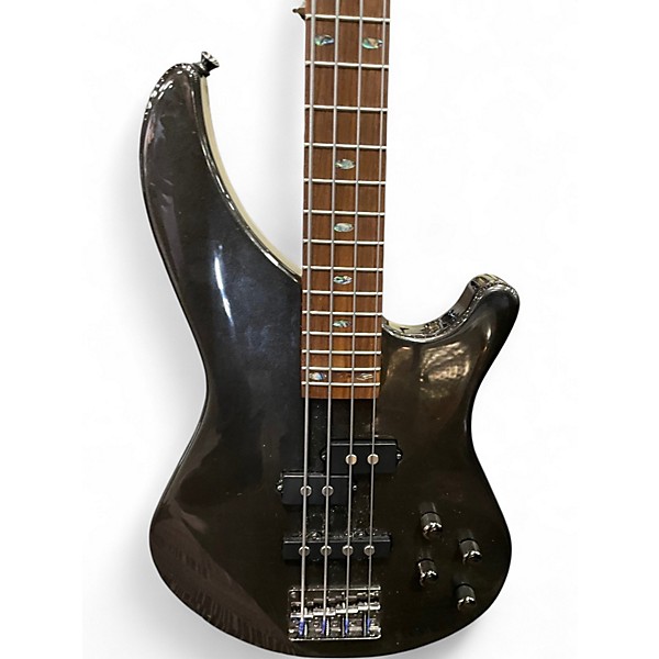 Used Mitchell MB200 Gunmetal Gray Electric Bass Guitar