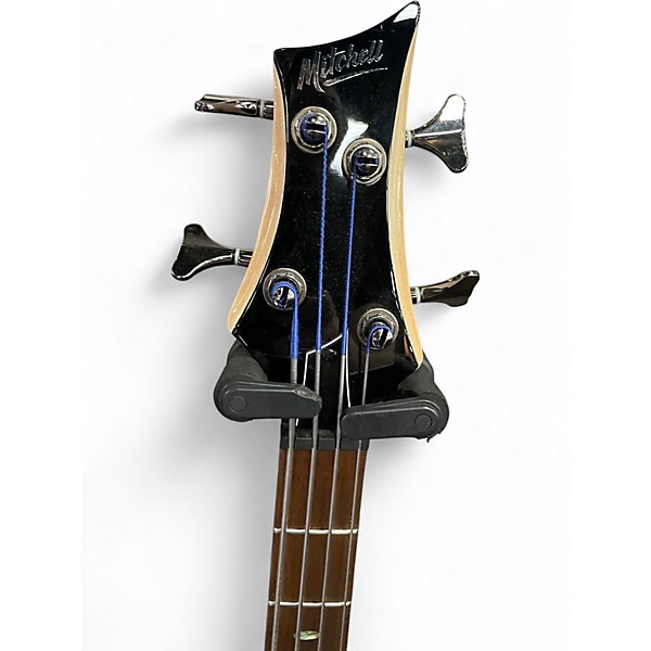 Used Mitchell MB200 Gunmetal Gray Electric Bass Guitar