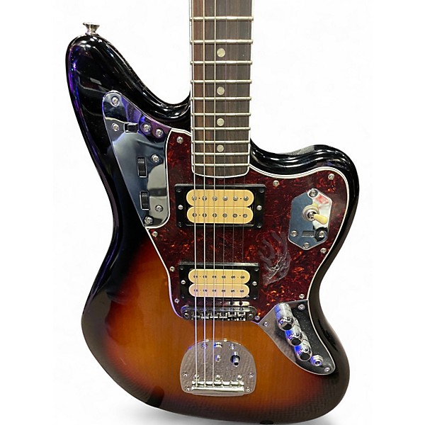 Used Fender Kurt Cobain Signature Jaguar 2 Color Sunburst Solid Body Electric Guitar