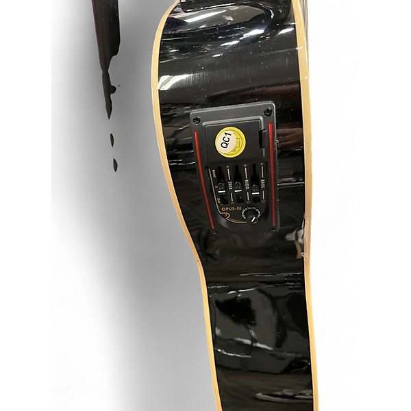 Used Esteban ELECTRIC ACOUSTIC 6 STRING Black Acoustic Electric Guitar