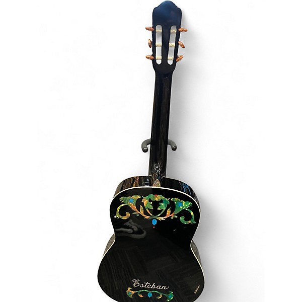 Used Esteban ELECTRIC ACOUSTIC 6 STRING Black Acoustic Electric Guitar