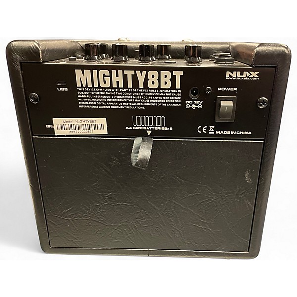 Used NUX MIGHTY8 BT Battery Powered Amp