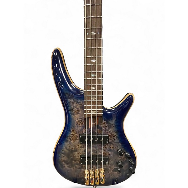 Used Ibanez SR2600 Cerulean Blue BURST Electric Bass Guitar