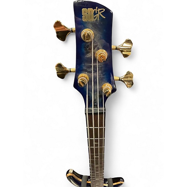 Used Ibanez SR2600 Cerulean Blue BURST Electric Bass Guitar