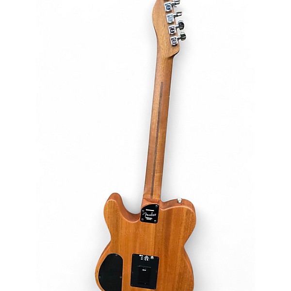 Used Fender Acoustasonic Player Telecaster Black Acoustic Electric Guitar