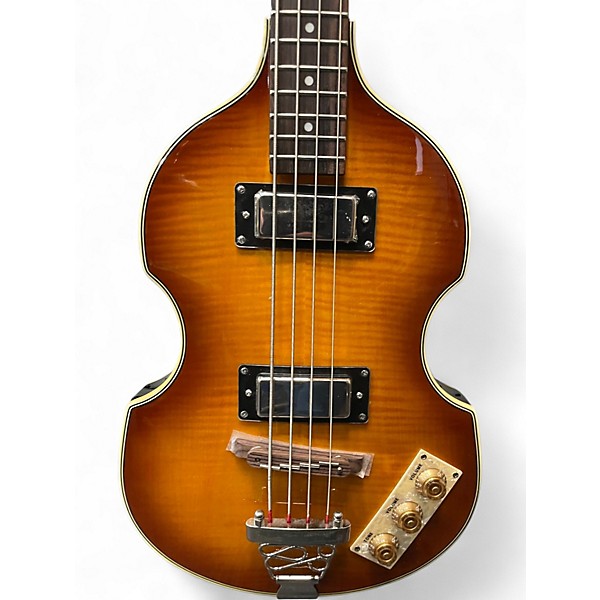 Used Epiphone Viola Cherry Sunburst Electric Bass Guitar