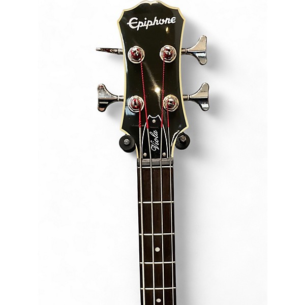 Used Epiphone Viola Cherry Sunburst Electric Bass Guitar