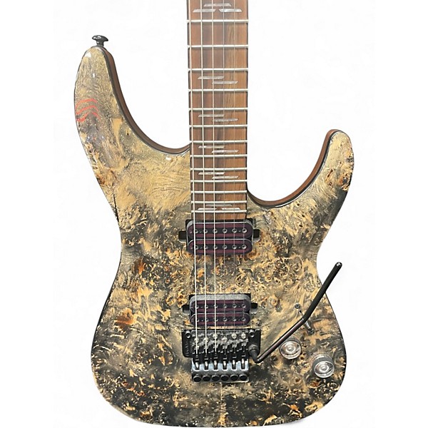 Used Schecter Guitar Research Omen Elite 6 FR Charcoal Solid Body Electric Guitar