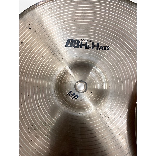Used SABIAN 14in B8 Hi Hat Pair Cymbal