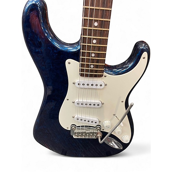 Vintage 1990s G&L Legacy Blue Solid Body Electric Guitar