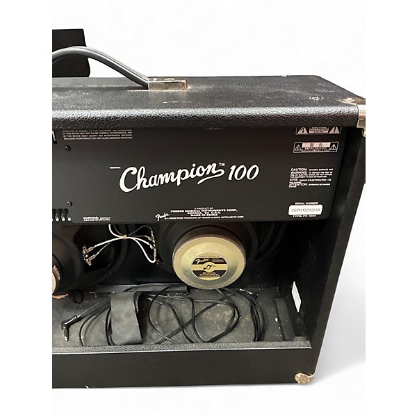 Used Fender Champion 100 Guitar Combo Amp