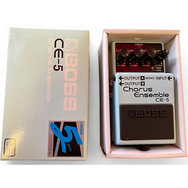 Used BOSS CE5 Chorus Ensemble Effect Pedal