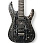 Used Schecter Guitar Research C1 FR-S Silver Mountain Black and White Solid Body Electric Guitar