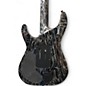 Used Schecter Guitar Research C1 FR-S Silver Mountain Black and White Solid Body Electric Guitar