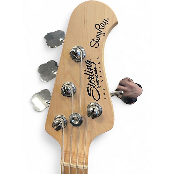 Used Sterling by Music Man SUB SERIES RAY 4 Mint Green Electric Bass Guitar