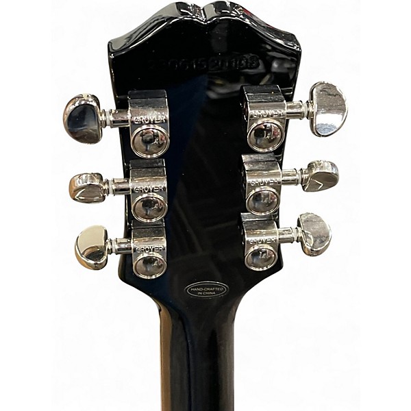 Used 2023 Epiphone Les Paul Standard Black Solid Body Electric Guitar