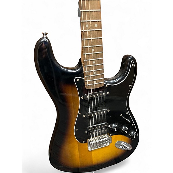 Used Squier Affinity Stratocaster Sunburst Solid Body Electric Guitar