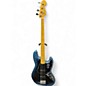 Used 2024 Fender American Professional II Jazz Bass Dark Night Electric Bass Guitar thumbnail
