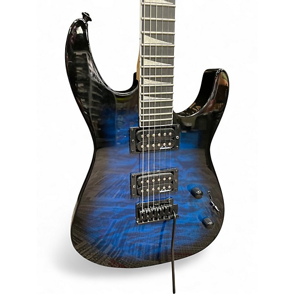 Used Jackson JS20 DKQ Blue Burst Solid Body Electric Guitar