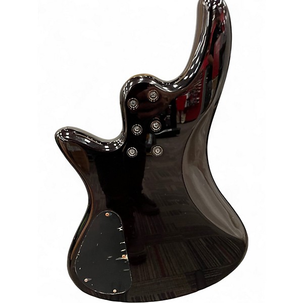 Used Schecter Guitar Research Stiletto Extreme 4 String red Electric Bass Guitar