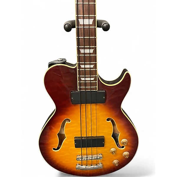 Used Greg Bennett Design by Samick RLB-2 2 Color Sunburst Hollow Body Electric Guitar