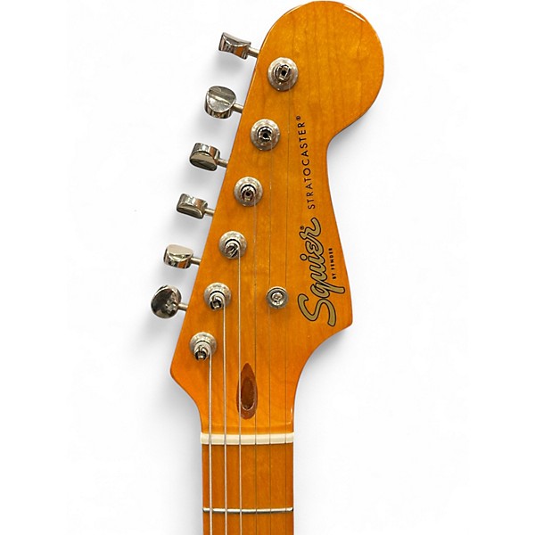 Used Squier Classic Vibe 1950S Stratocaster Fiesta Red Solid Body Electric Guitar