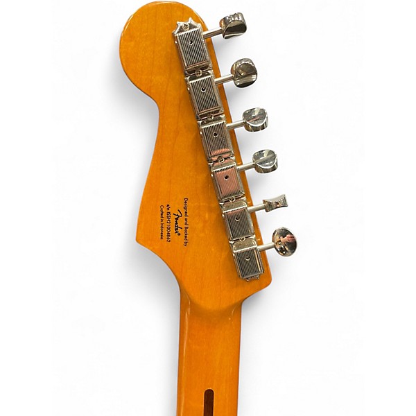 Used Squier Classic Vibe 1950S Stratocaster Fiesta Red Solid Body Electric Guitar