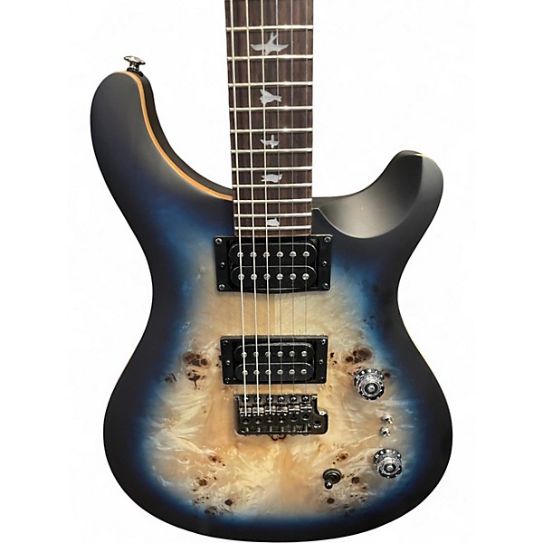 Used PRS SE Custom 24 LAKE BLUE MIDNIGHT BURST Solid Body Electric Guitar