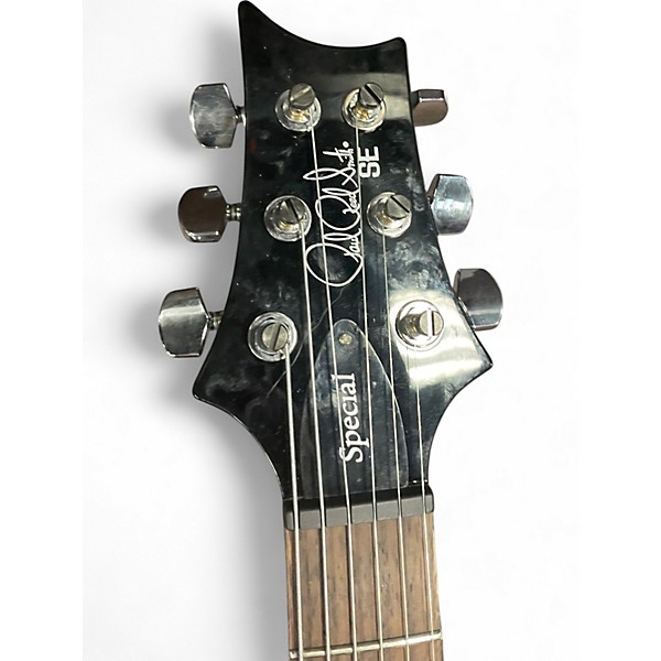 Used PRS SE Custom 22 Semi-Hollowbody Charcoal Hollow Body Electric Guitar