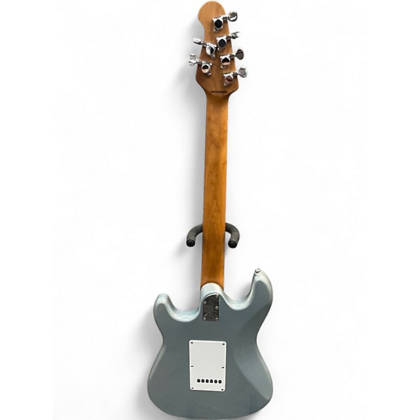 Used Sterling by Music Man cutlass Silver Solid Body Electric Guitar