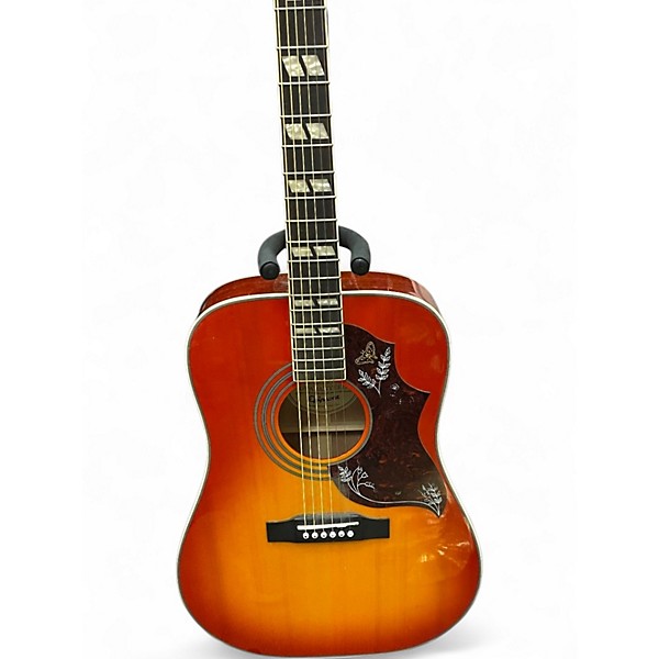 Used Epiphone Hummingbird Pro Sunburst Acoustic Electric Guitar