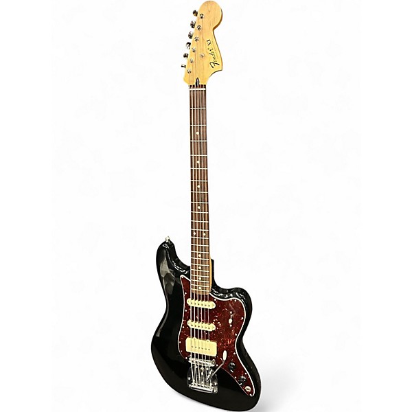 Used Fender Pawn Shop Bass VI Black Electric Bass Guitar