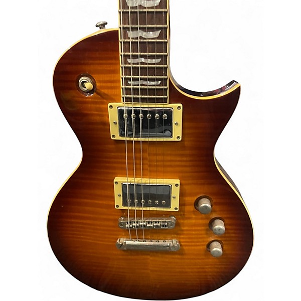 Used 2007 ESP ltd ec400vf Tobacco Burst Solid Body Electric Guitar