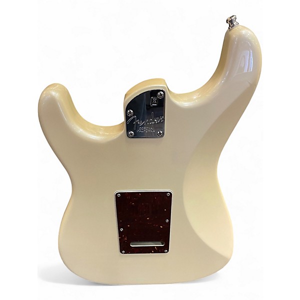 Used Fender American Elite Stratocaster Olympic Pearl Solid Body Electric Guitar